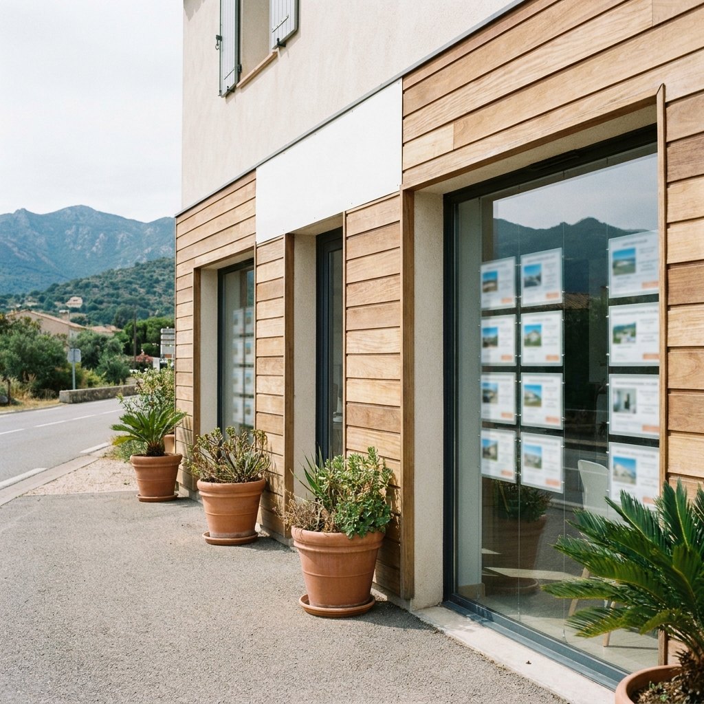 Le gérant d'AB Immobilier au carrefour de Folelli